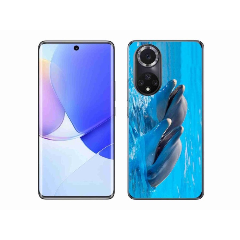Gél borítás mmCase mobil Huawei Nova 9 - delfinek - mobiltelefonhoz