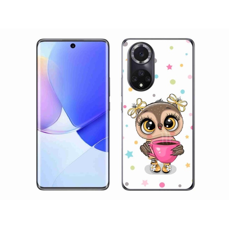 Gél borítás mmCase mobil Huawei Nova 9 - rajzfilm bagolyhoz