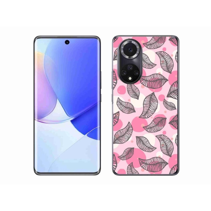 Gél borító mmCase mobil Huawei Nova 9 - rajzfilm hulló levelek
