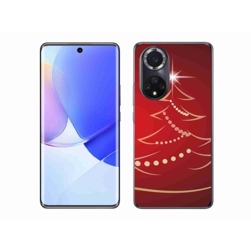 Gél borító mmCase mobil Huawei Nova 9 - karácsonyfa karikatúra