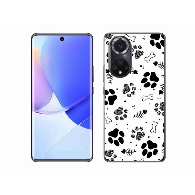 Gél borító mmCase mobil Huawei Nova 9 - kutyamancsok 1