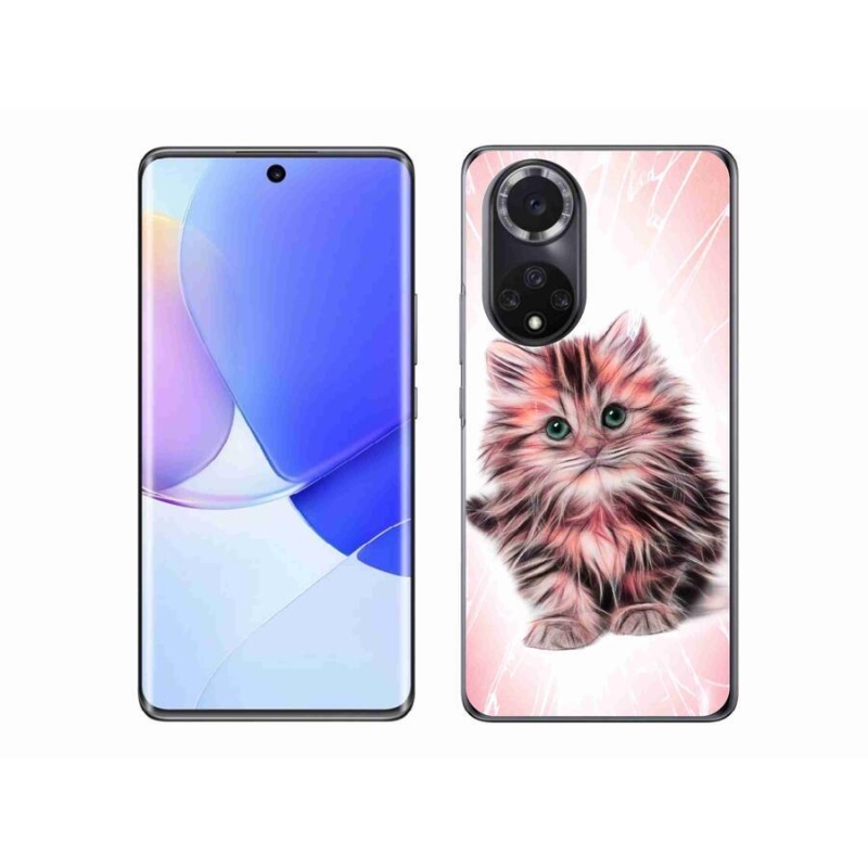Gél borítás mmCase mobil Huawei Nova 9 - aranyos cica