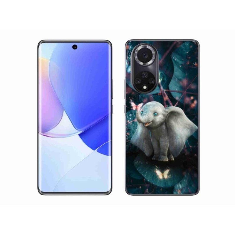Gél borító mmCase mobil Huawei Nova 9 - aranyos elefánt - mmCase mobilhoz