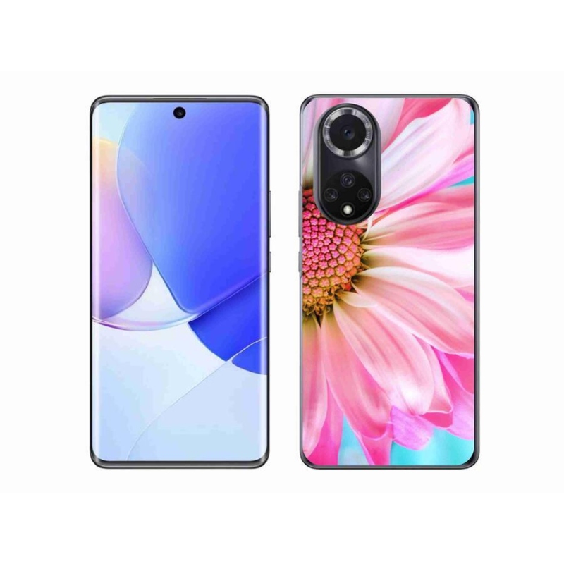 Gél borítás mmCase mobil Huawei Nova 9 - rózsaszín virág