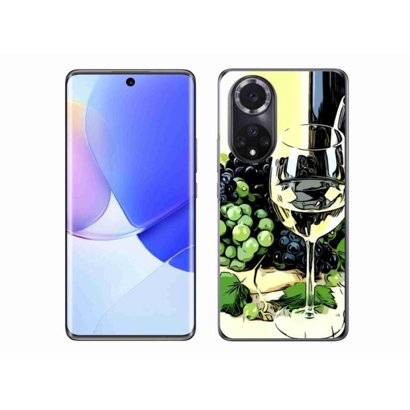 Gél borító mmCase mobil Huawei Nova 9 - pohár bor