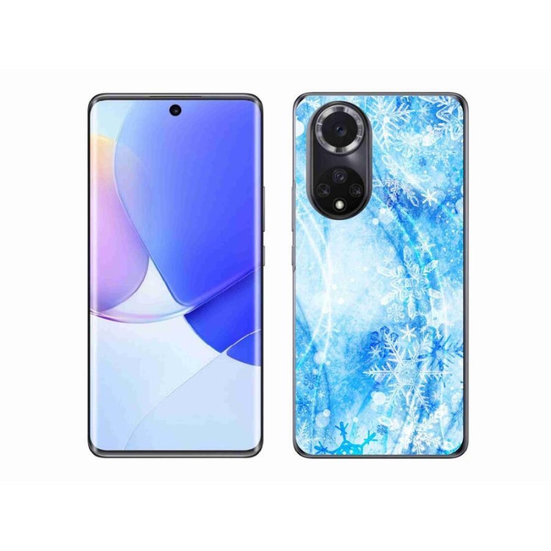 Gél borítás mmCase a Huawei Nova 9 készülékhez - hópelyhek