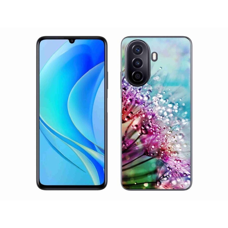 Gél borítás mmCase mobil Huawei Nova Y70 - színes virágok