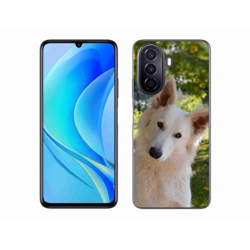 Gél borítás mmCase a Huawei Nova Y70 készülékhez - fehér Swiss Shepherd 1