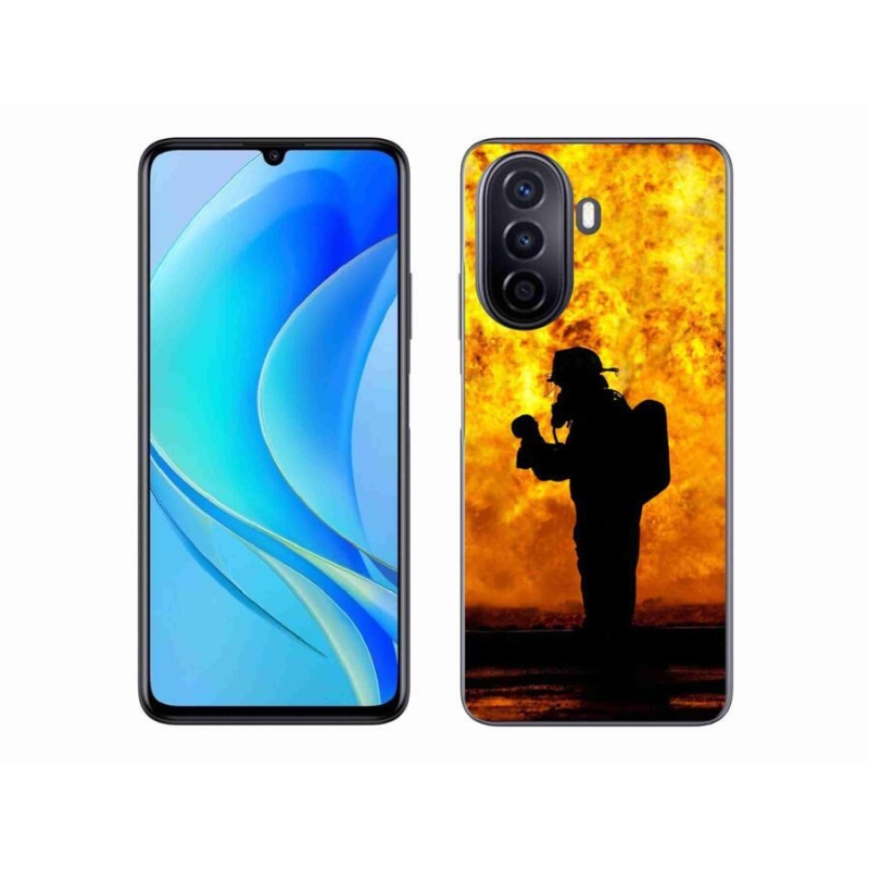 Gél borítás mmCase a Huawei Nova Y70 készülékhez - tűzoltó