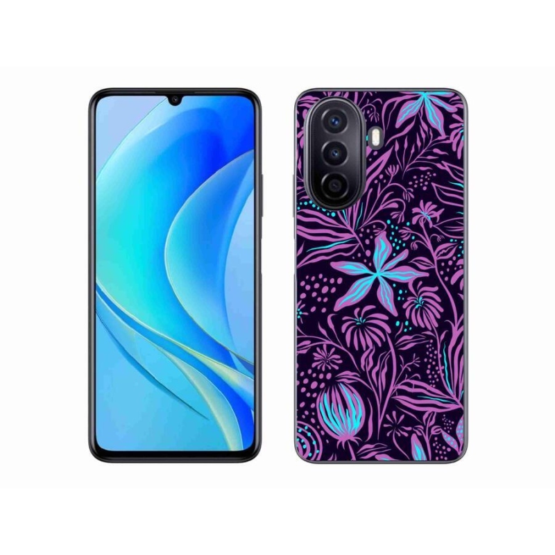 Gél borító mmCase a mobil Huawei Nova Y70 - virágok 2