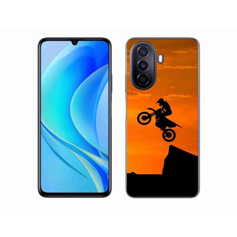 Gél borítás mmCase mobil Huawei Nova Y70 - motocross