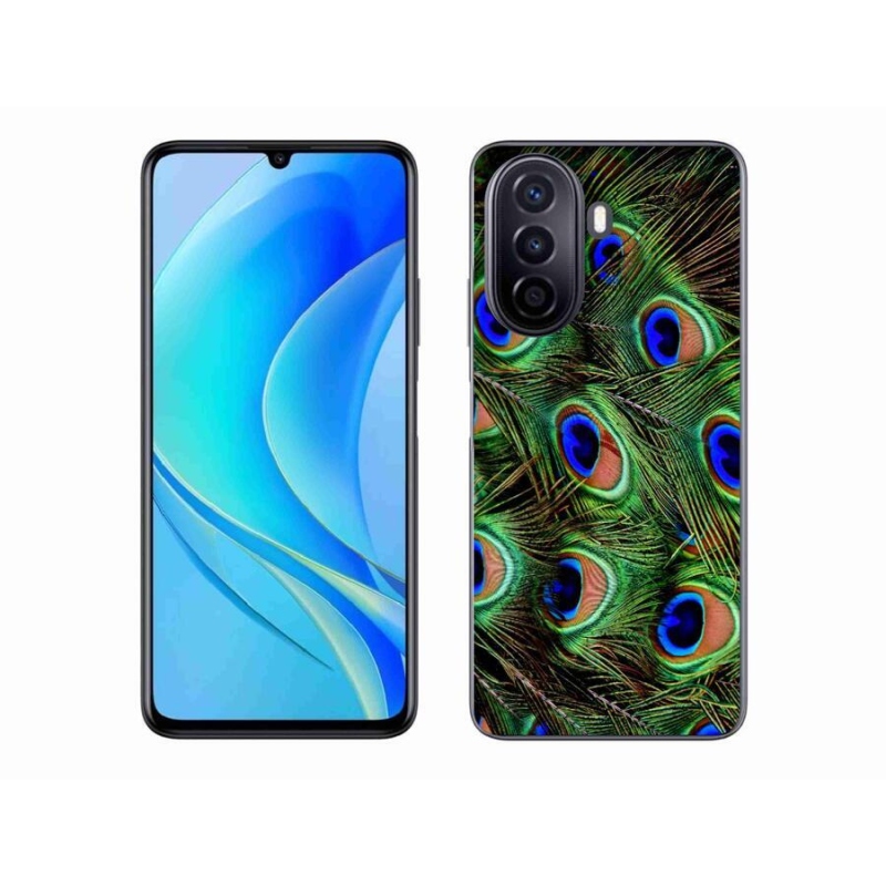 Gél borítás mmCase a Huawei Nova Y70 készülékhez - pávatoll