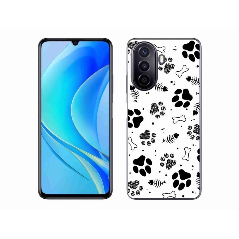 Gél borító mmCase mobil Huawei Nova Y70 - kutyamancsok 1