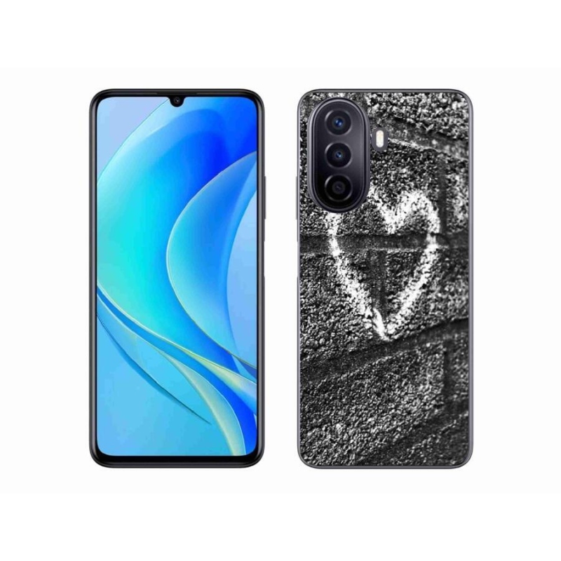 Gél borítás mmCase mobil Huawei Nova Y70 - szív a falon