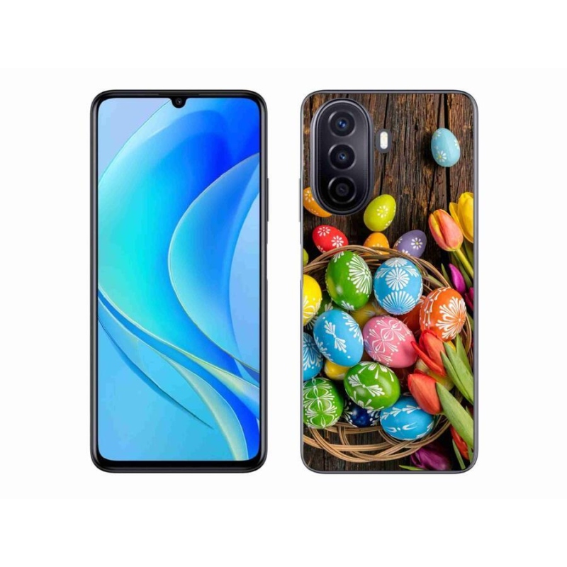 Gél borítás mmCase a Huawei Nova Y70 készülékhez - Húsvéti tojás