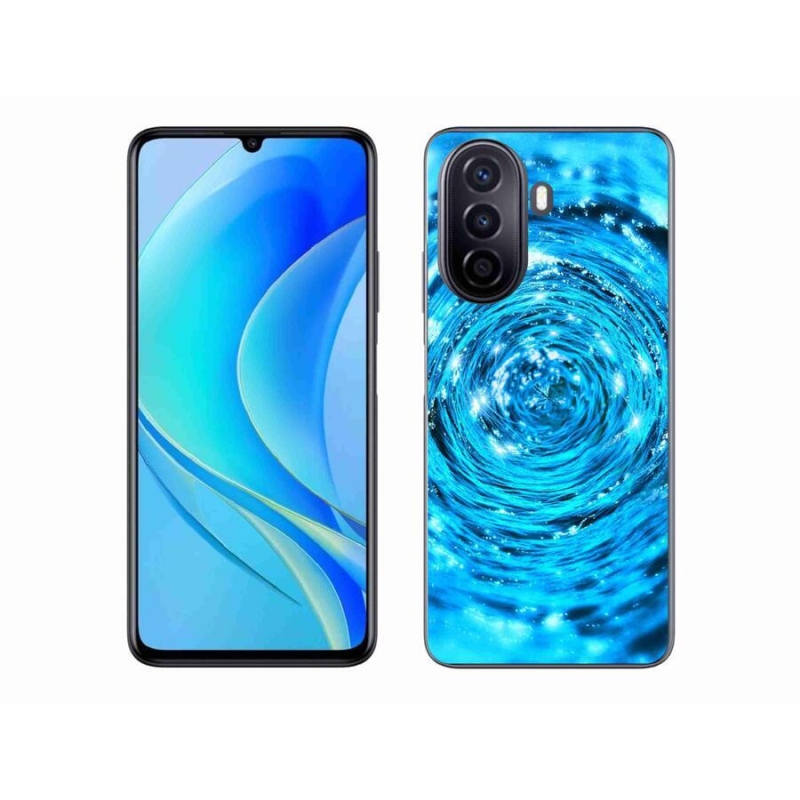 Gél borító mmCase mobil Huawei Nova Y70 - víz örvénye