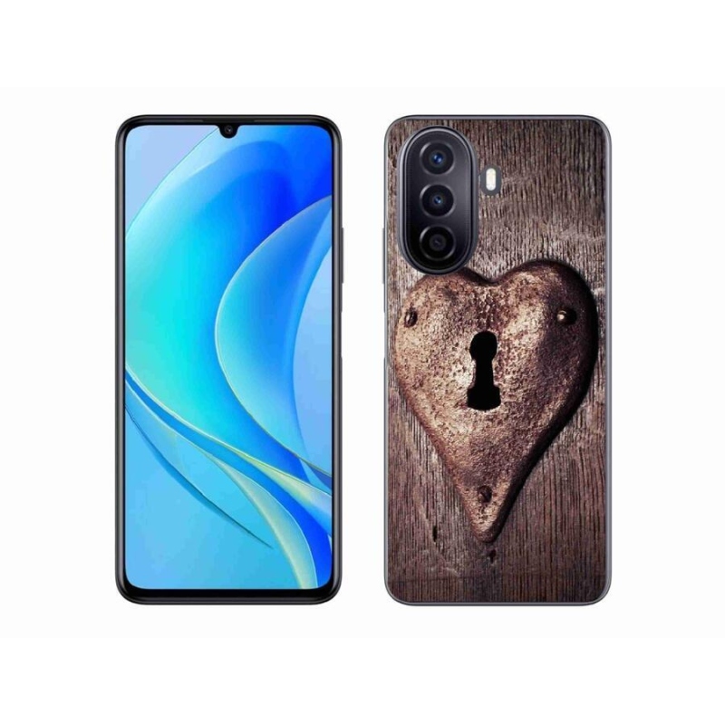 Gél borító mmCase a Huawei Nova Y70 készülékhez - szív alakú zár