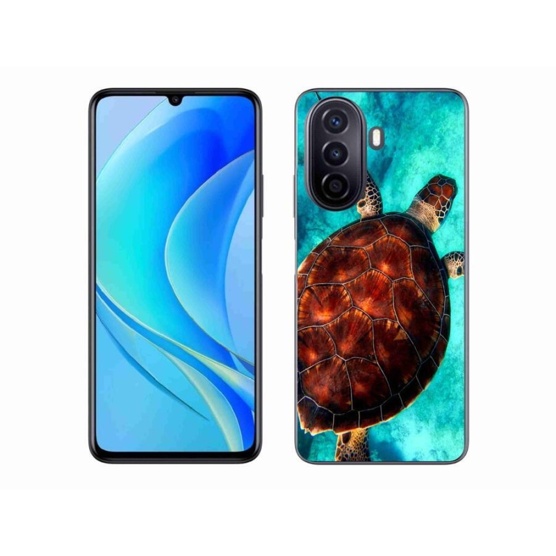 Gél borítás mmCase mobil Huawei Nova Y70 - teknősbéka