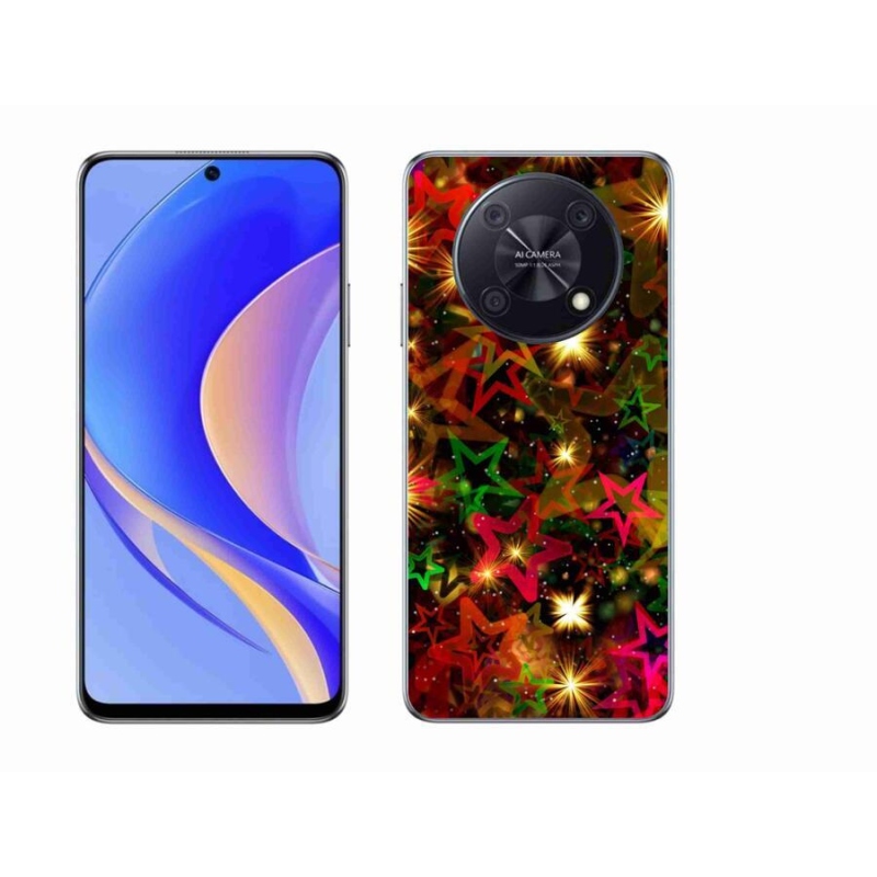 Gél borítás mmCase mobil Huawei Nova Y90 - színes csillagok