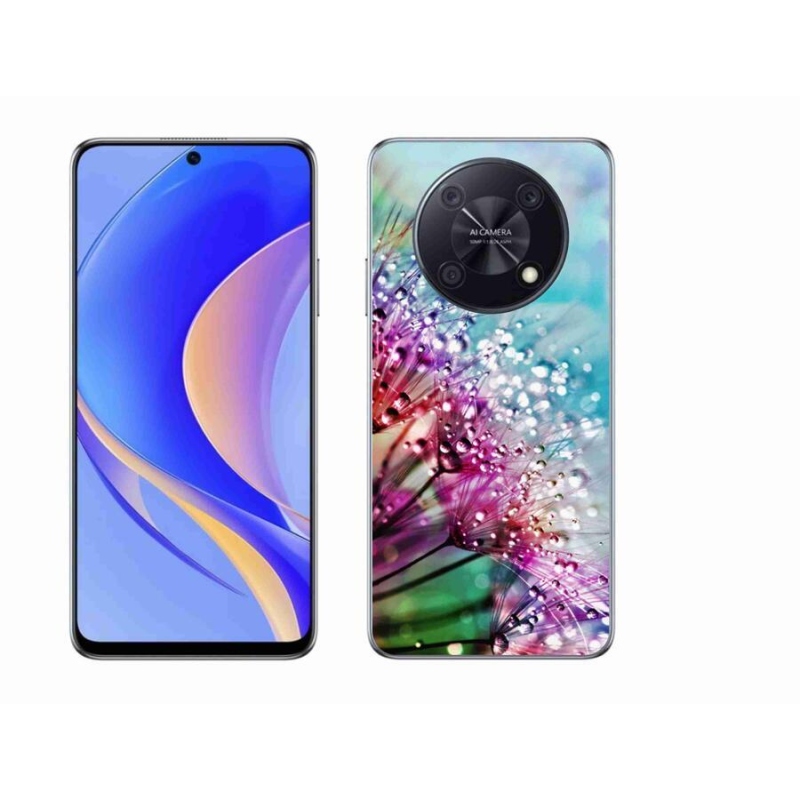 Gél borítás mmCase mobil Huawei Nova Y90 - színes virágok