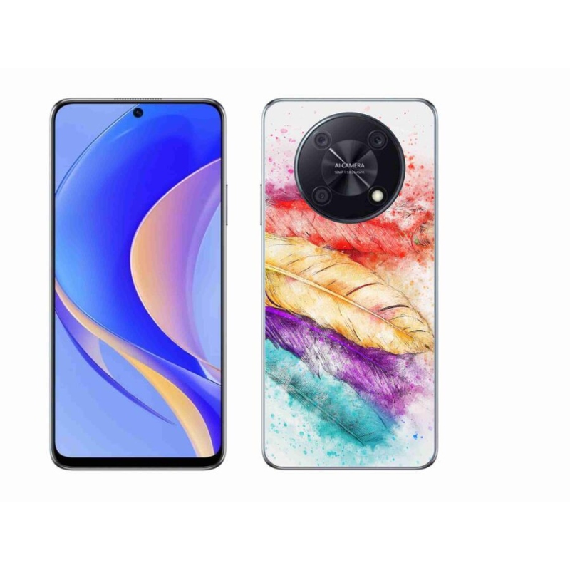 Gél borító mmCase mobil Huawei Nova Y90 - színes toll - mmCase mobiltelefonhoz