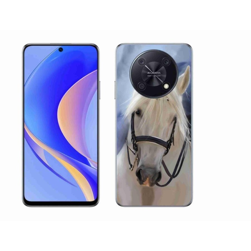 Gél borítás mmCase a Huawei Nova Y90 készülékhez - fehér ló