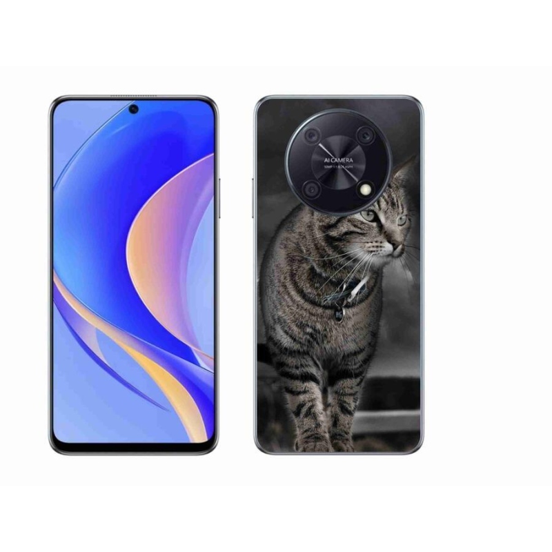 Gél borítás mmCase mobil Huawei Nova Y90 - macska