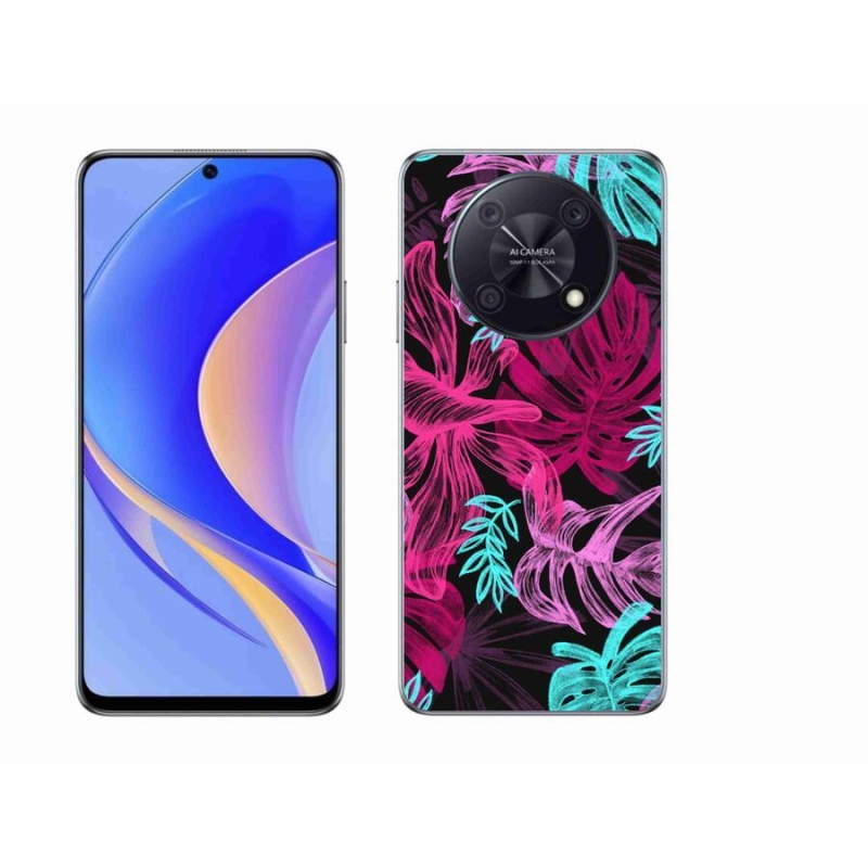 Gél borító mmCase a mobil Huawei Nova Y90 - virágok 1