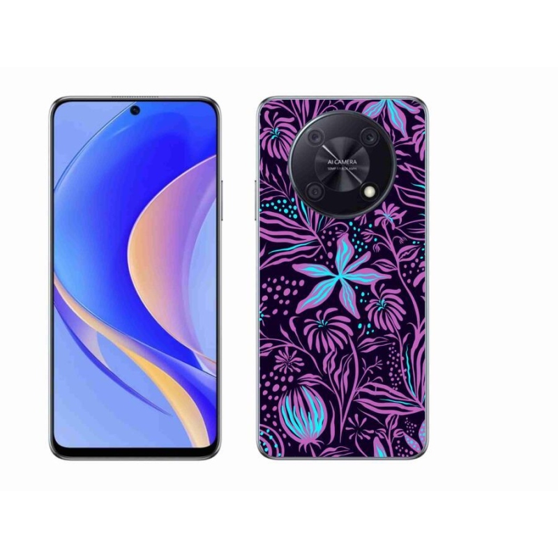 Gél borító mmCase a mobil Huawei Nova Y90 - virágok 2