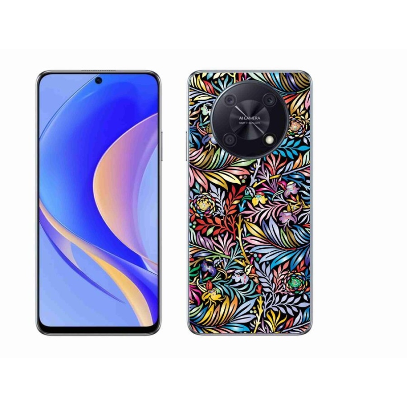 Gél borító mmCase a mobil Huawei Nova Y90 - virágok 5