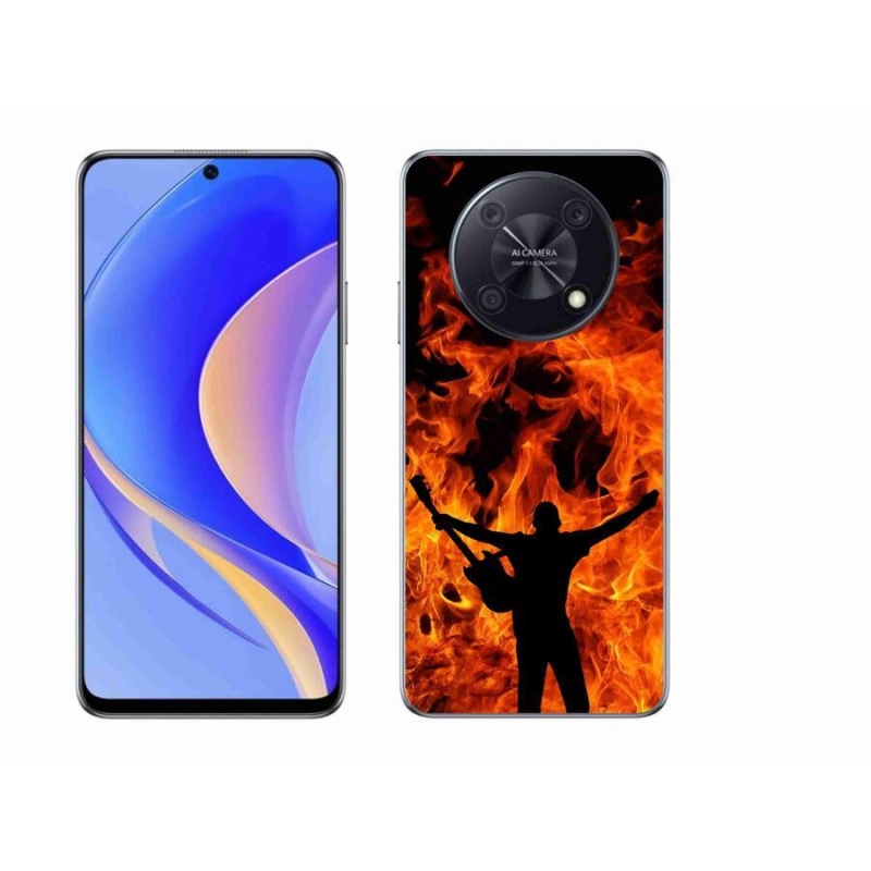 Gél borító mmCase a mobil Huawei Nova Y90 - zenész és a tűz