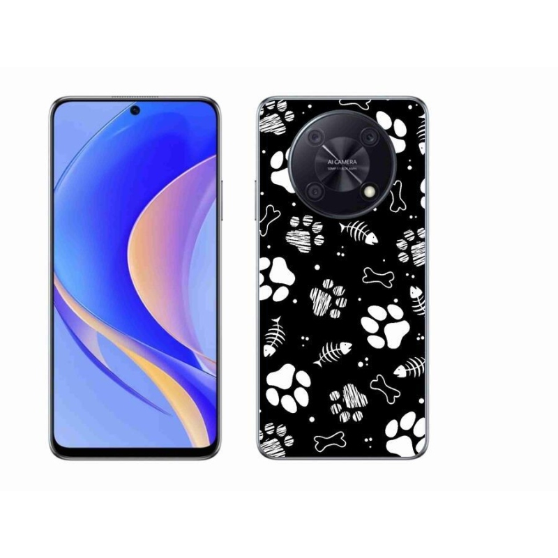 Gél borítás mmCase mobil Huawei Nova Y90 - kutyamancsok