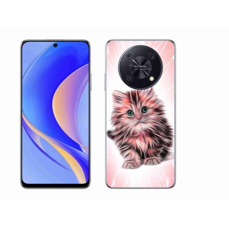 Gél borító mmCase mobil Huawei Nova Y90 - aranyos cica - mmCase mobilhoz