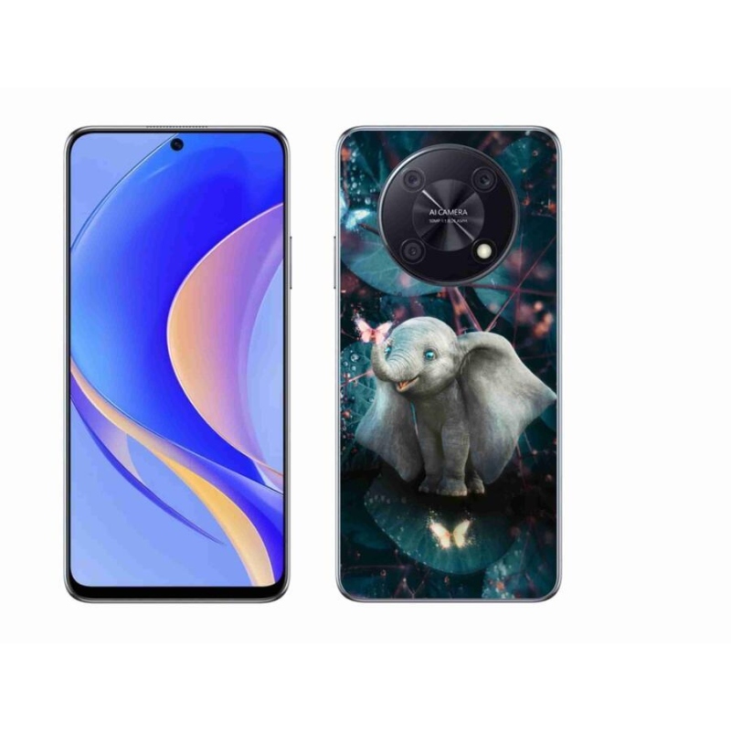 Gél borító mmCase mobil Huawei Nova Y90 - aranyos elefánt - mmCase mobilhoz