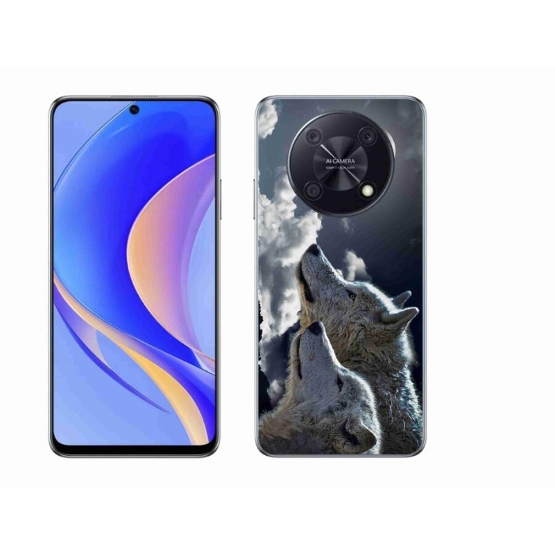 Gél borítás mmCase a Huawei Nova Y90 készülékhez - farkasok