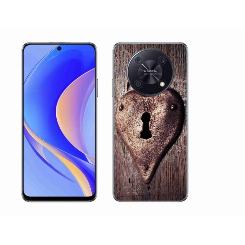 Gél borító mmCase a Huawei Nova Y90 készülékhez - szív alakú zár