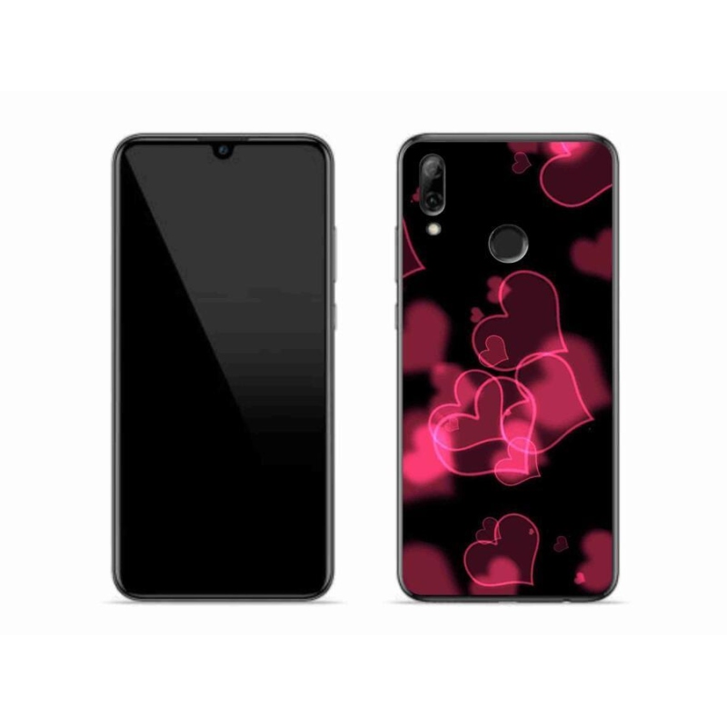 Gél borítás mmCase a Huawei P Smart (2019) számára - piros szívek