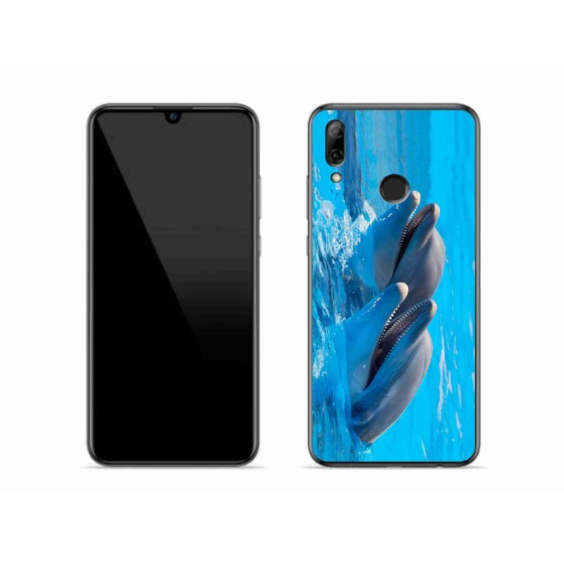 Gél borító mmCase mobil Huawei P Smart (2019) - delfinek