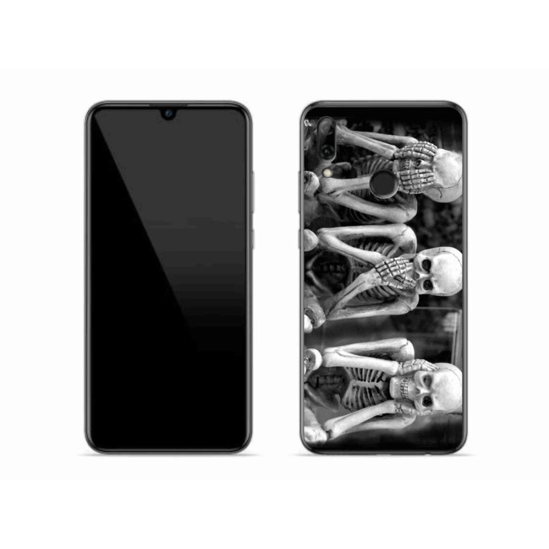 Gél borító mmCase a mobil Huawei P Smart (2019) - csontvázakhoz