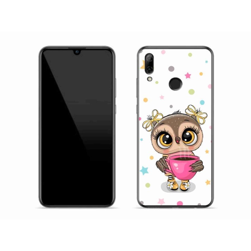 Gél borító mmCase mobiltelefonhoz Huawei P Smart (2019) - rajzfilm bagoly