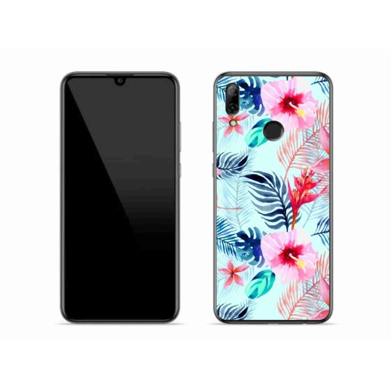 Gél borító mmCase mobil Huawei P Smart (2019) - virágok
