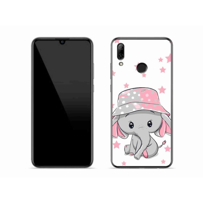 Gél borító mmCase a Huawei P Smart (2019) - rózsaszín elefánthoz