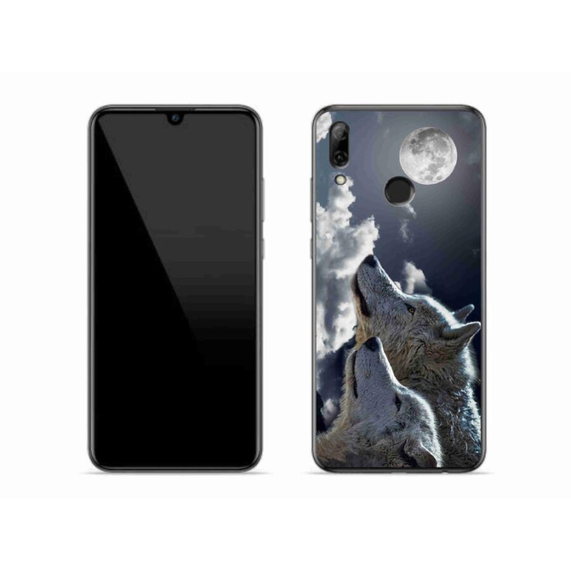 Gél borítás mmCase a Huawei P Smart (2019) - farkasok számára