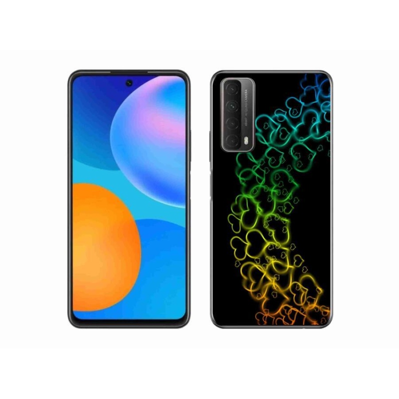 Gél borító mmCase mobiltelefonhoz Huawei P Smart (2021) - színes szívek