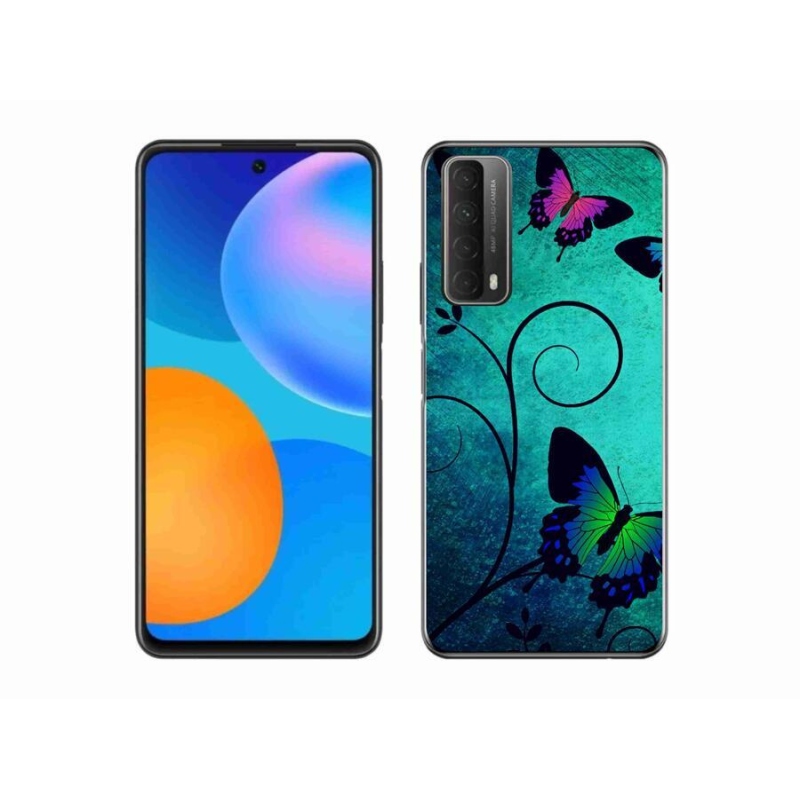 Gél borító mmCase mobiltelefonhoz Huawei P Smart (2021) - színes pillangók