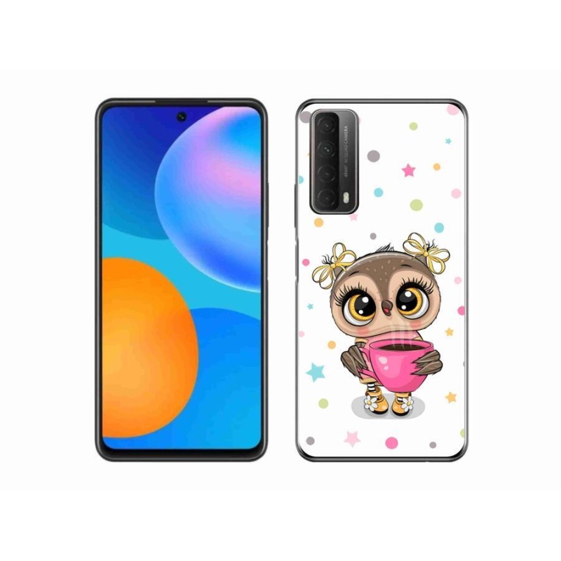 Zselés borítás mmCase a Huawei P Smart (2021) - rajzfilm bagolyhoz