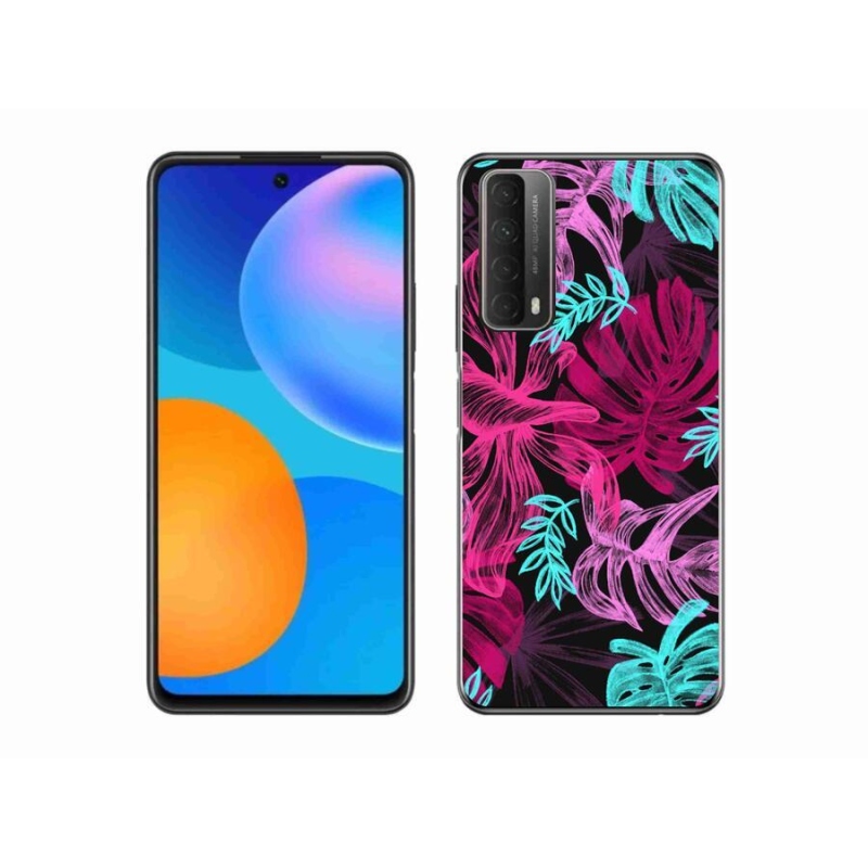 Gél borító mmCase a mobil Huawei P Smart (2021) - virágok 1