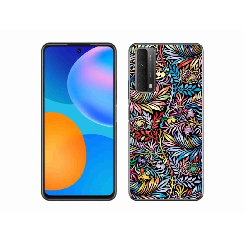 Gél borító mmCase mobiltelefonhoz Huawei P Smart (2021) - virágok 5
