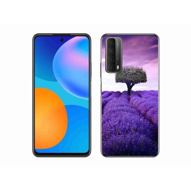 Gél védőhuzat mmCase a Huawei P Smart (2021) - levendula rét