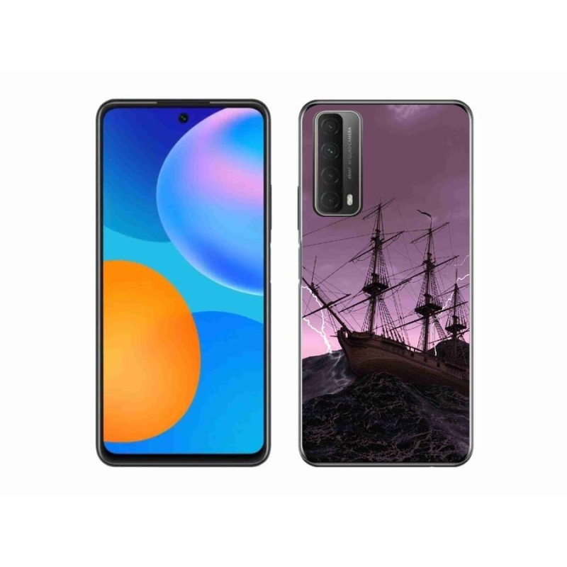 Gél borítás mmCase a Huawei P Smart (2021) - hajó a viharban